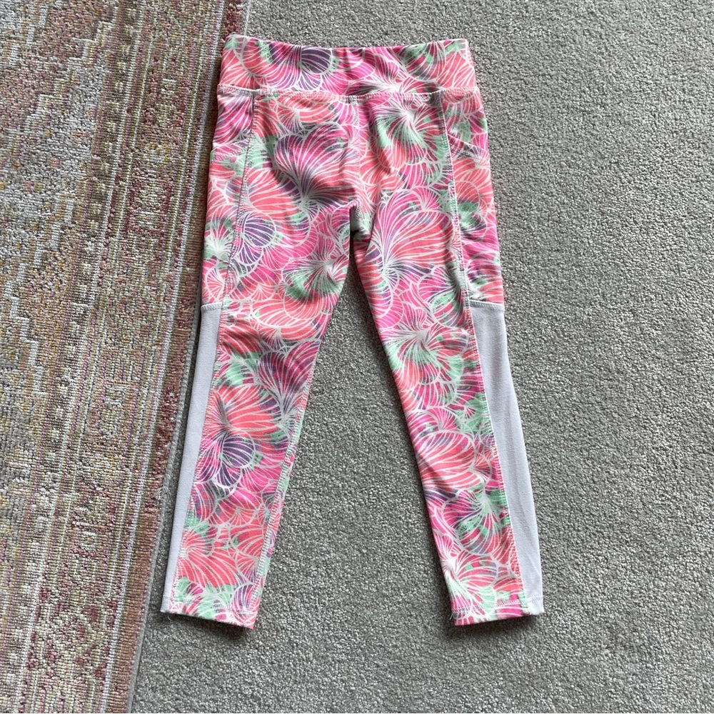 Athletic Works Girls’ Pink & Multicolor Leggings. Size XS (4/5) - Picture 5 of 10